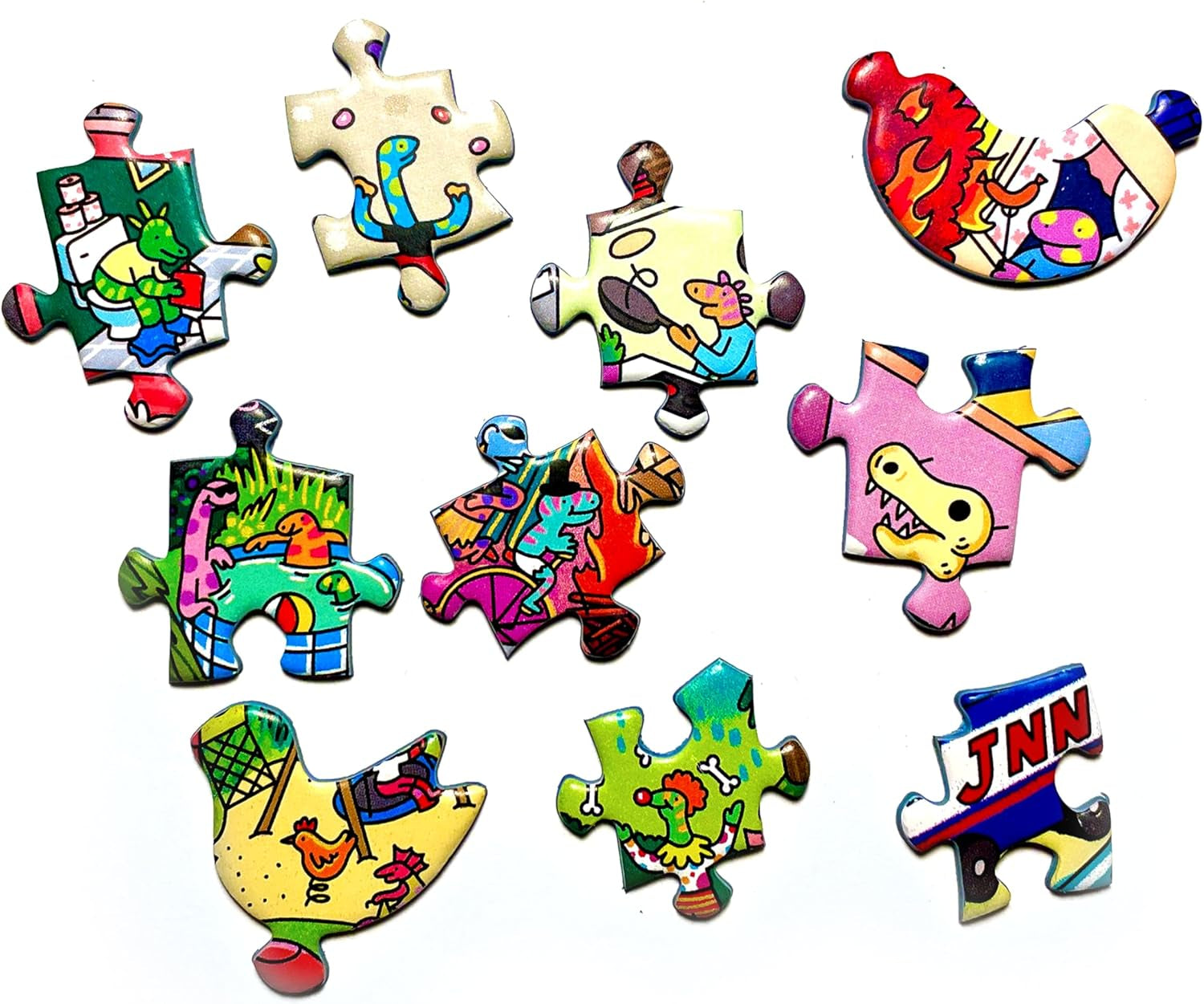 Big Rockstadt - puzzel van 1000 stukjes van The Magic Puzzle Company - serie vier puzzel Naty Shop