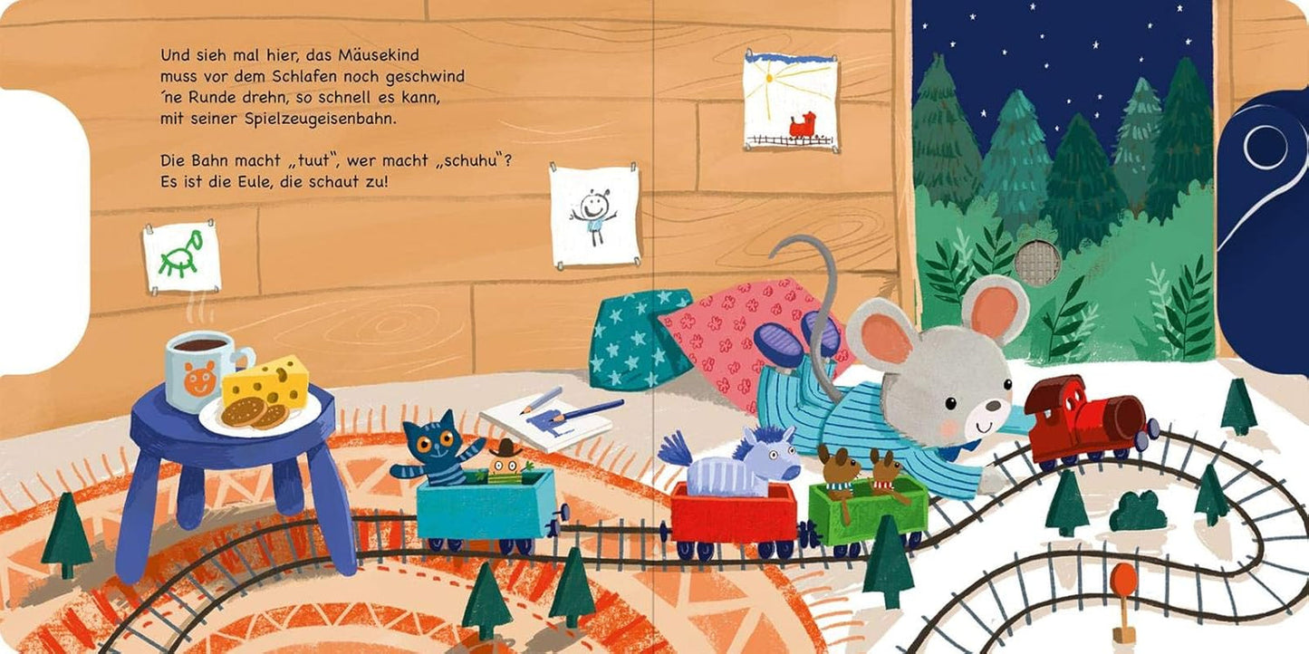 Shoo, shoo, nu slaap jij ook!: Slider en 11 geluiden | Een innovatief boek met schuifgeluiden voor kleintjes vanaf 18 maanden Bebe Naty Shop Toys