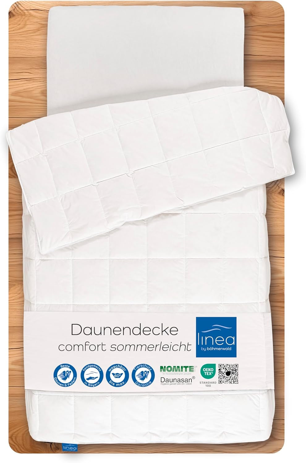 Comfortdekbed, (90 dons / 10 veren), wit, 155 X 220 Cm Naty Shop dekbedden en dekbedden 155 X 220 Cm