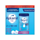 Aptamil HA Pre Ready to Drink – Gehydrolyseerde melk voor zuigelingen vanaf de geboorte – 4 x 2 x 90 ml