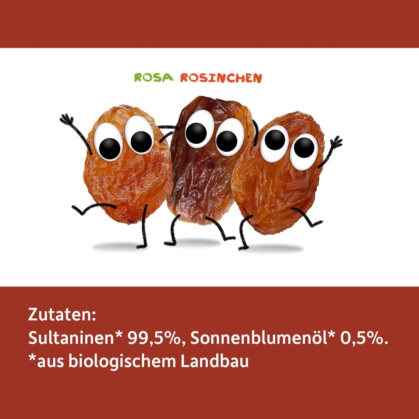 FRECHE FREUNDE Biologische rozijnen, Trockenfrüchte ohne Zucker, ohne Zusatzstoffe, ungeschwefelt, in kleinen Snackboxen, Sultaninen für Kinder, 20er Pack, 20 x (3x14g)