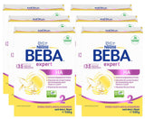 BEBA Expert HA 2 Opvolgmelk na 6 maanden, babyvoeding met gehydrolyseerd eiwit, alleen lactose, palmolievrij, verpakking van 6 (6 x 550 g) Naty Shop