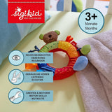 SIGIKID 40490 Actieve ring Baby Activity PlayQ Speelgoed voor meisjes en jongens aanbevolen voor kinderen vanaf 3 maanden veelkleurig Babyspeelgoed Naty Shop
