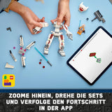 LEGO Star Wars Luke Skywalker's X-Wing Mecha, speelgoedstenen om te verzamelen, actie-avontuur, cadeau-idee voor creatieve jongens en meisjes vanaf 6 jaar 75390 Bouwsets Besuche in LEGO-Store