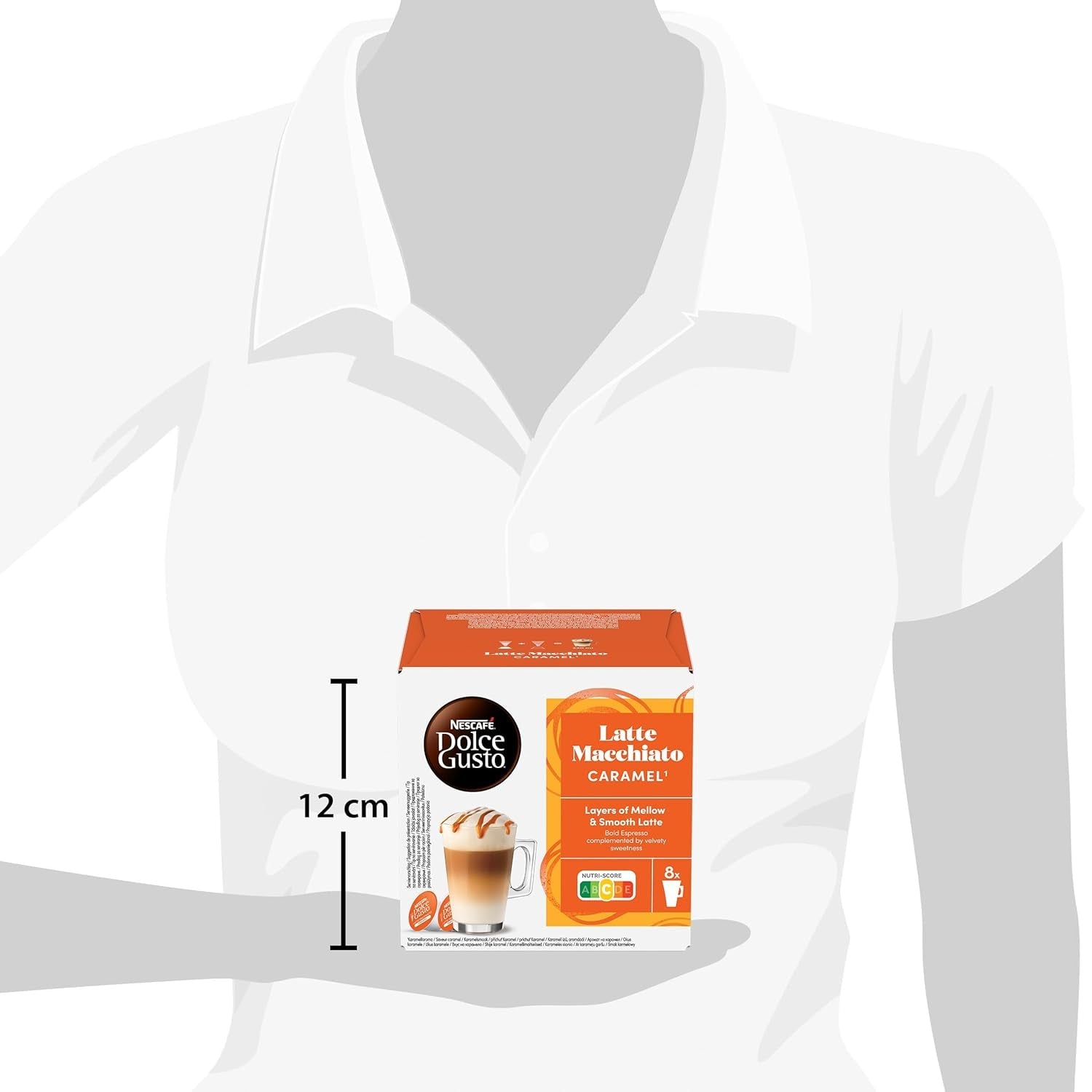 NESCAFÉ DOLCE GUSTO Latte Macchiato Caramel Kaffeekapseln 3er-pakket (3 x 16 Kapseln)