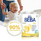 BEBA Junior 2+ melkdrank vanaf 2 jaar, Met HMO, Aan de leeftijd aangepast eiwitgehalte, Alleen lactose, Geen palmolie, Geen visolie, Peutervoeding, Babymelkpoeder, Verpakking van 6 (6 x 800 g)