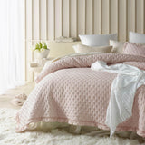 Molly elegante sprei in poederroze 170 x 210 cm sprei Veelzijdig als sprei of banksprei deken voor bed en bank Dekenstijl Ideaal als sprei Bedden en dekens Besuche den ROOM99-Store