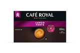 Café Royal Professional Pads, Lungo Forte, 50 Nespresso (R) Professional compatibele Pads voor Office en Gastronomie, Rainforest Alliance gezertifiziert, 100 Prozent Arabica Kaffee, Intensiteit 8