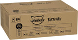 Whiskas Adult Natvoer 1+ Lekkere Mix Country Collection in Saus, 84 Zakjes, 84 x 85 g (1 Bulkverpakking) - Hoogwaardig natvoer voor volwassen katten