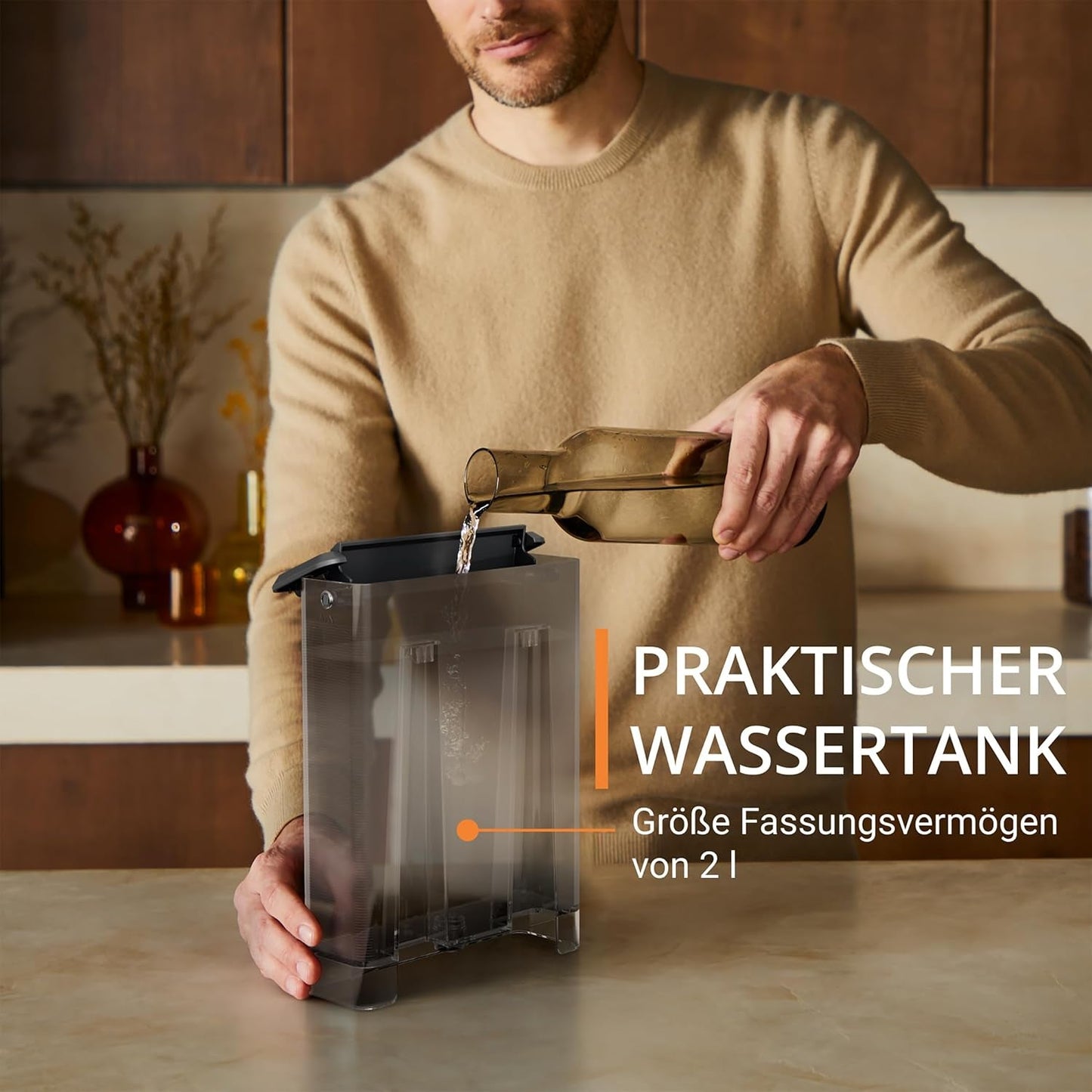 KRUPS Authentic+ espressomachine, 15 bar, intuïtieve bediening, uitgekiend design, stoompijpje, inclusief uitgebreide accessoires, Bullet Donkerzilver/RVS, XP384G10