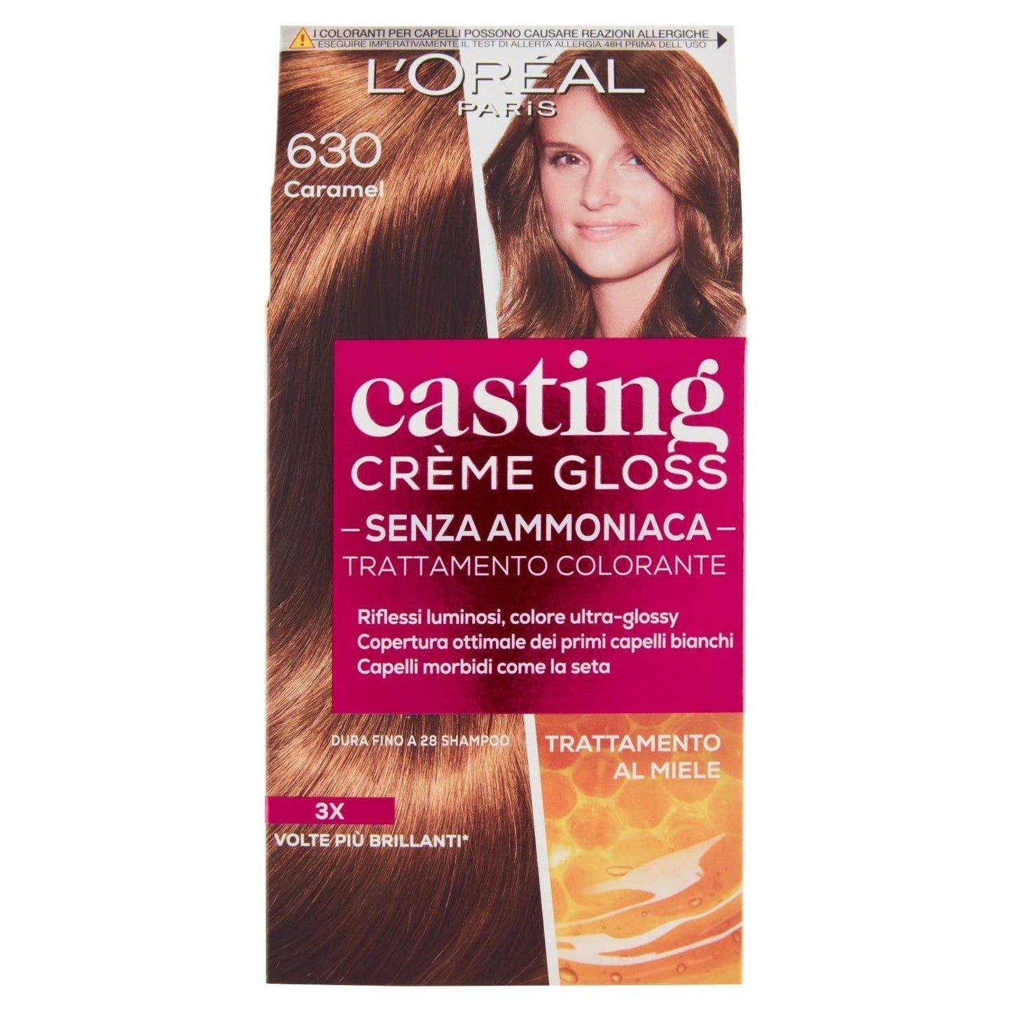 Casting Creme Gloss Ammoniakvrije haarverf N360 Zwarte kers Naty Shop Haarverf N630 Karamel 1 stuk (pak van 1)