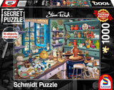 Schmidt Spiele 59656 Artist's Studio 1000 stukjes geheime puzzel puzzel Naty Shop standaardtitel