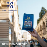 Espressobonen Martermühle Cioccolato 500g Sterk | Arabica/Robusta | Smaken: Macadamianoten, melkchocolade | Licht gebrande hele espressobonen, lage zuurgraad