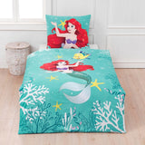 Arielle Meerjungfrau Bettbezug Bettbezug 135X200 80X80 Baumwolle · Kinderbettwäsche Für Mädchen Disney Prinzessin Zeemeermin · 2 Teilig Naty Shop