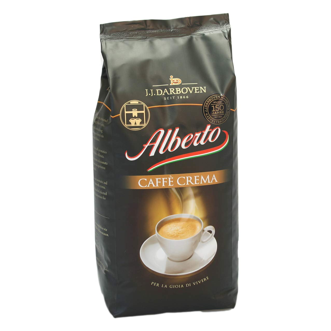 8 x Darboven Alberto Caffè Cream koffiebonen 1kg
