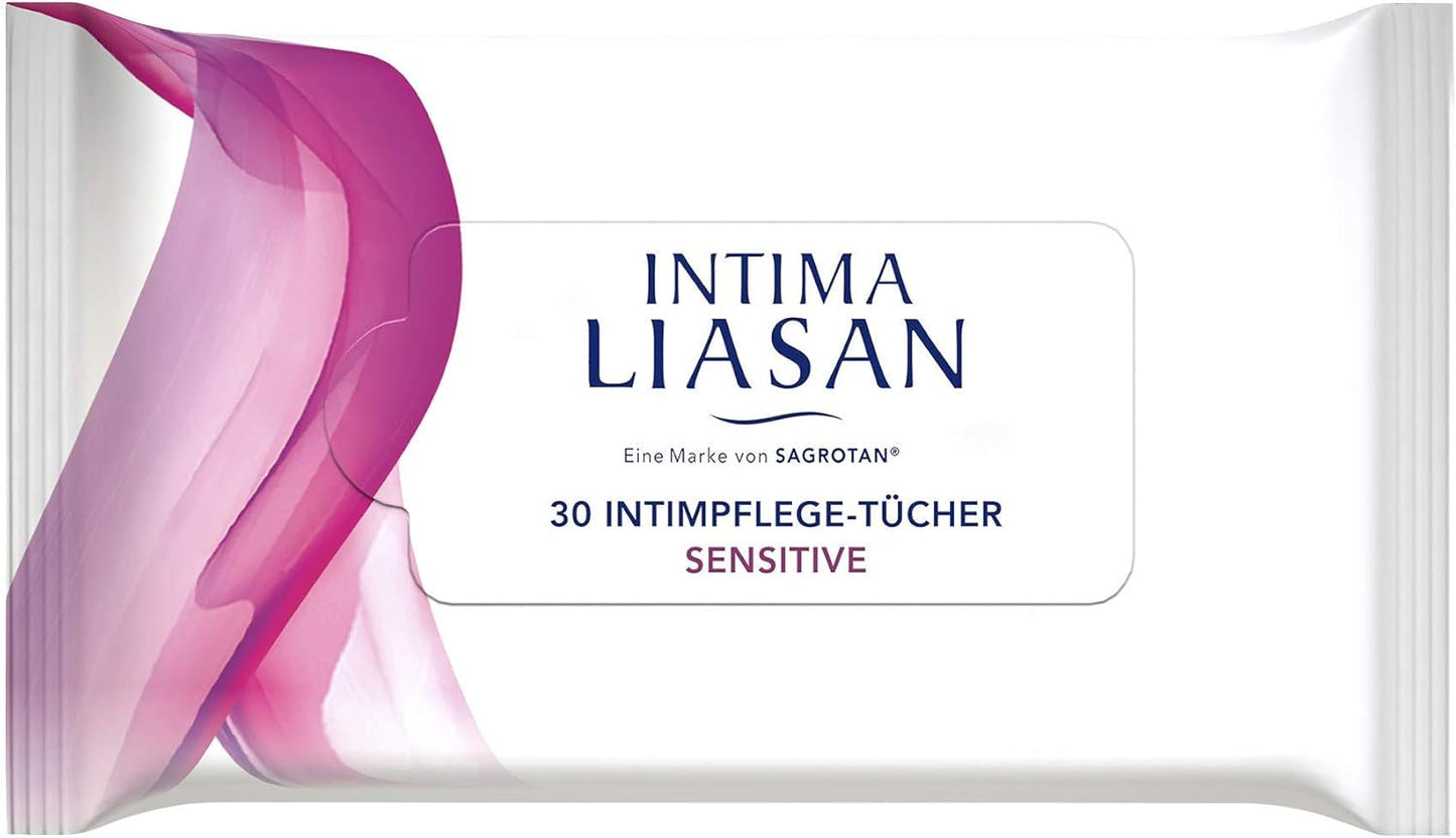 Intima Liasan van Sagrotan Sensitive intiem maandverband, zeepvrij en alcoholvrij, 30 stuks