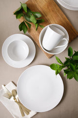 Zen Buffet porseleinen serviesset, servies voor 6 (30 stuks), wit (kopjes)