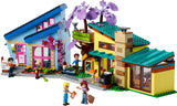 LEGO Friends Familiehuis Olly en Paisley, poppenhuis met figuren en accessoires, huis met twee verdiepingen en boomhut, creatief cadeau voor meisjes en jongens 7+ 42620 bouwsets Besuche in LEGO-Store