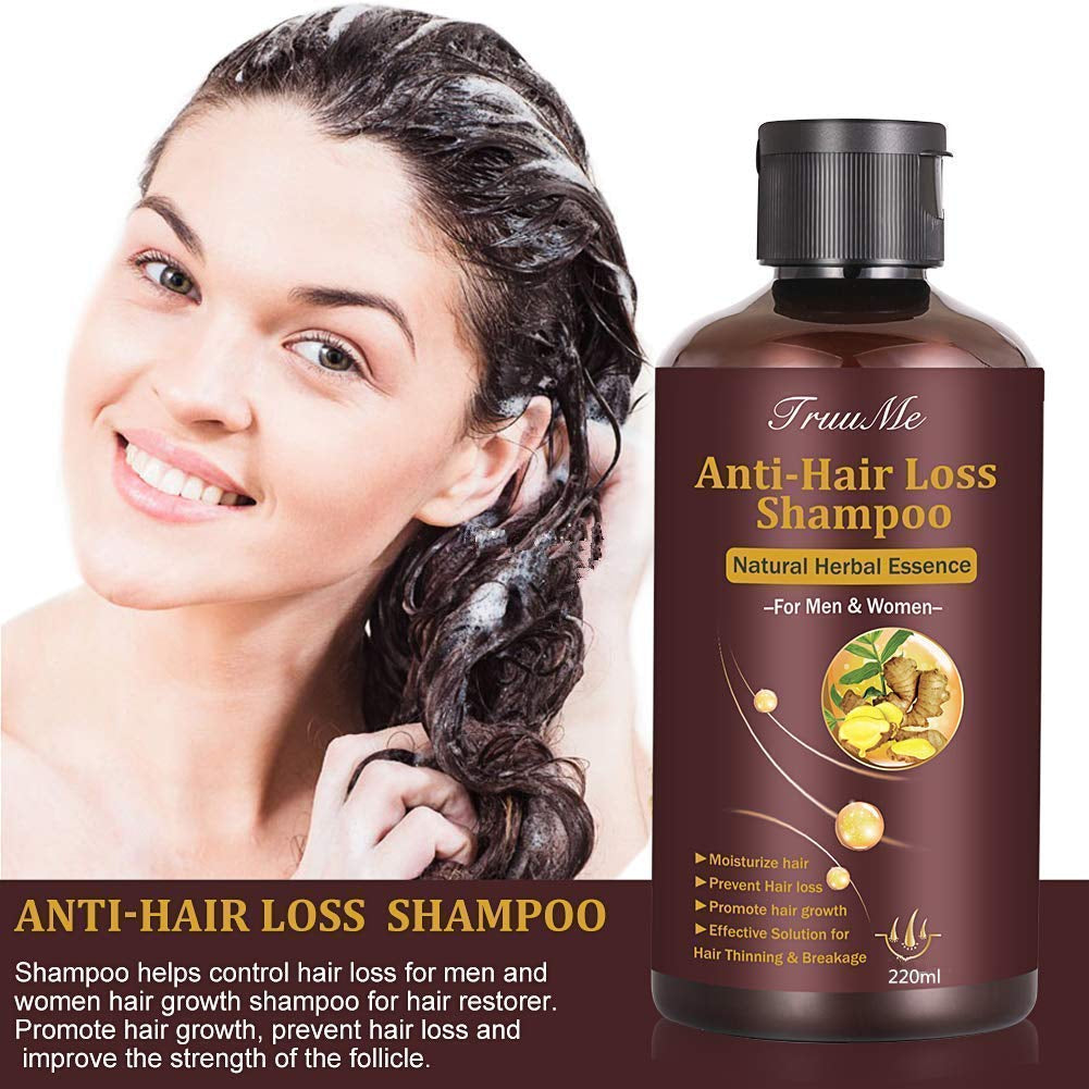 Haargroeishampoo, Anti-haaruitval, Haaruitvalshampoo, Natuurlijke kruidenshampoo voor snellere haargroei, Lotion Naty Shop Haarverzorging