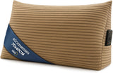 Verenkussen, rugkussen, fluwelen kussen, breedte 70 cm - leeskussen voor bed, bank en bank, groot bankkussen, muurkussen, bankkussen, leeskussen, rugsteunkussen, lichtgrijs