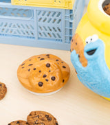 Grupo Erik Keramieken Koekjestrommel Sesamstraat Koekjesmonster - Koekjestrommel met Deksel Groot 21,0 x 27,0 x 22,0 cm Voorraadpot met Deksel Officiële Sesamstraat Merchandise Voedselbewaardozen Naty Shop