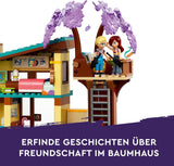 LEGO Friends Familiehuis Olly en Paisley, poppenhuis met figuren en accessoires, huis met twee verdiepingen en boomhut, creatief cadeau voor meisjes en jongens 7+ 42620 bouwsets Besuche in LEGO-Store