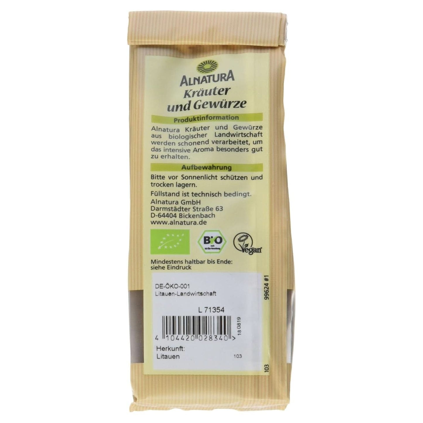 Hele biologische komijn, 50 gram Condimente Naty Shop