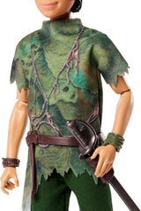 DISNEY Peter Pan en Wendy - beweegbare figuren met typische kostuums en verwijderbare accessoires, broeken van zachte stof, voor het naspelen van favoriete scènes of creatief spel, voor kinderen vanaf 3 jaar, HNY36