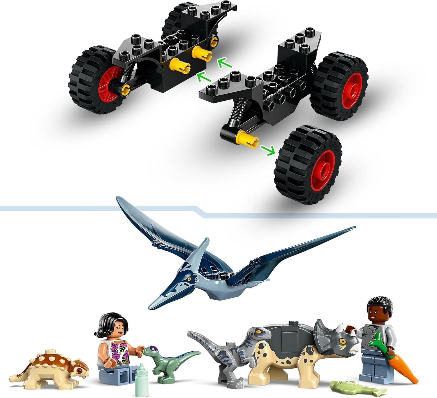 LEGO Jurassic World Rescue Center voor Baby Dinosaurs, set met kleine dinosaurusfiguren waaronder Triceratops, Ankylosaurus en Velociraptor, bouwcadeau voor jongens en meisjes vanaf 4 jaar 76963 Bouwsets Besuche den LEGO-Store