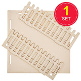 Baker Ross FN256 Mini Houten Tuinpoppenhuis - 1 Pack Kinderpoppenhuisset Knutselset