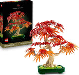 LEGO Botanicals Japanse rode esdoorn - Bonsaiboom - Kunstplantenset met rode en oranje bladeren, plus kom - Woondecoratie - Cadeau-idee voor volwassenen - 10348 Bouwsets Besuche in LEGO-Store Standaard titel