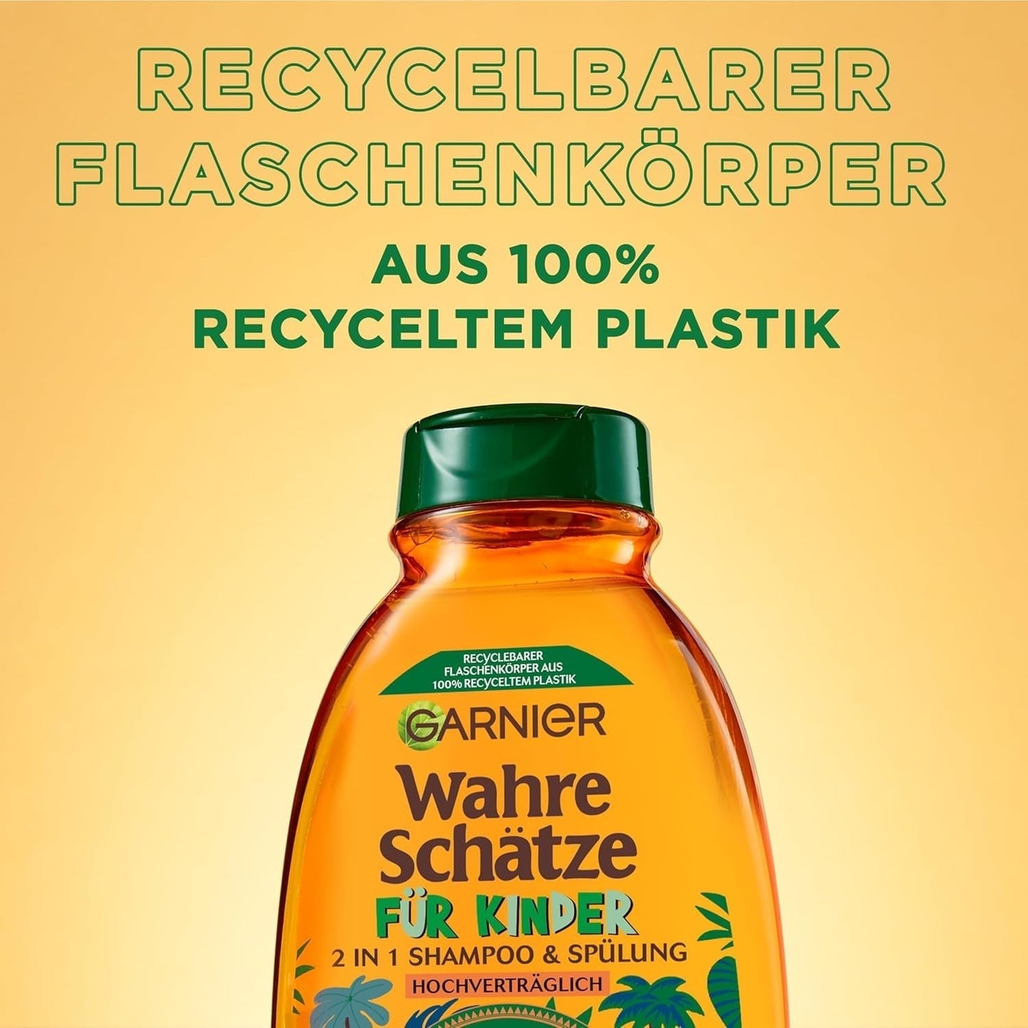 Garnier Shampoo voor kinderen, voor gevoelig haar en gemakkelijk doorkambaar, met abrikozen- en katoenbloemen Garnier Douche en bad