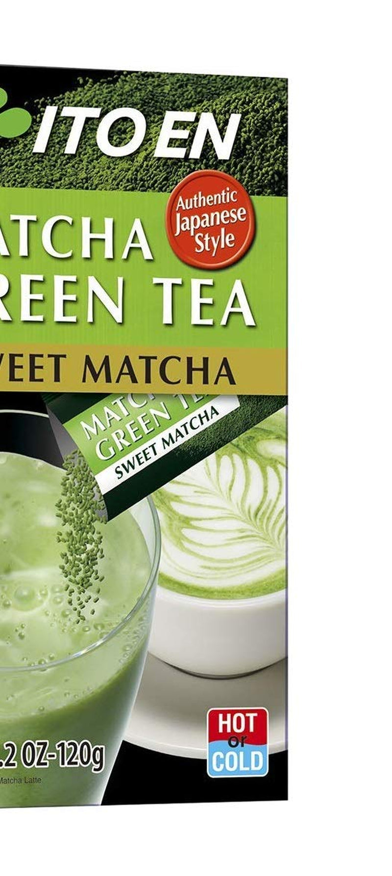 ITO EN Instant Matcha Poeder – Gezoet Matcha theepoeder in zakjes van 12 g (10 stuks per verpakking) – 1 x 120 g (2 pakken)