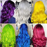Byhoo 6PCS tijdelijke haarverf voor zwart haar, haarkrijt, wasbare haarverf, cadeau-idee voor meisjes, verjaardagscadeau voor tieners. Haarverf van Naty Shop