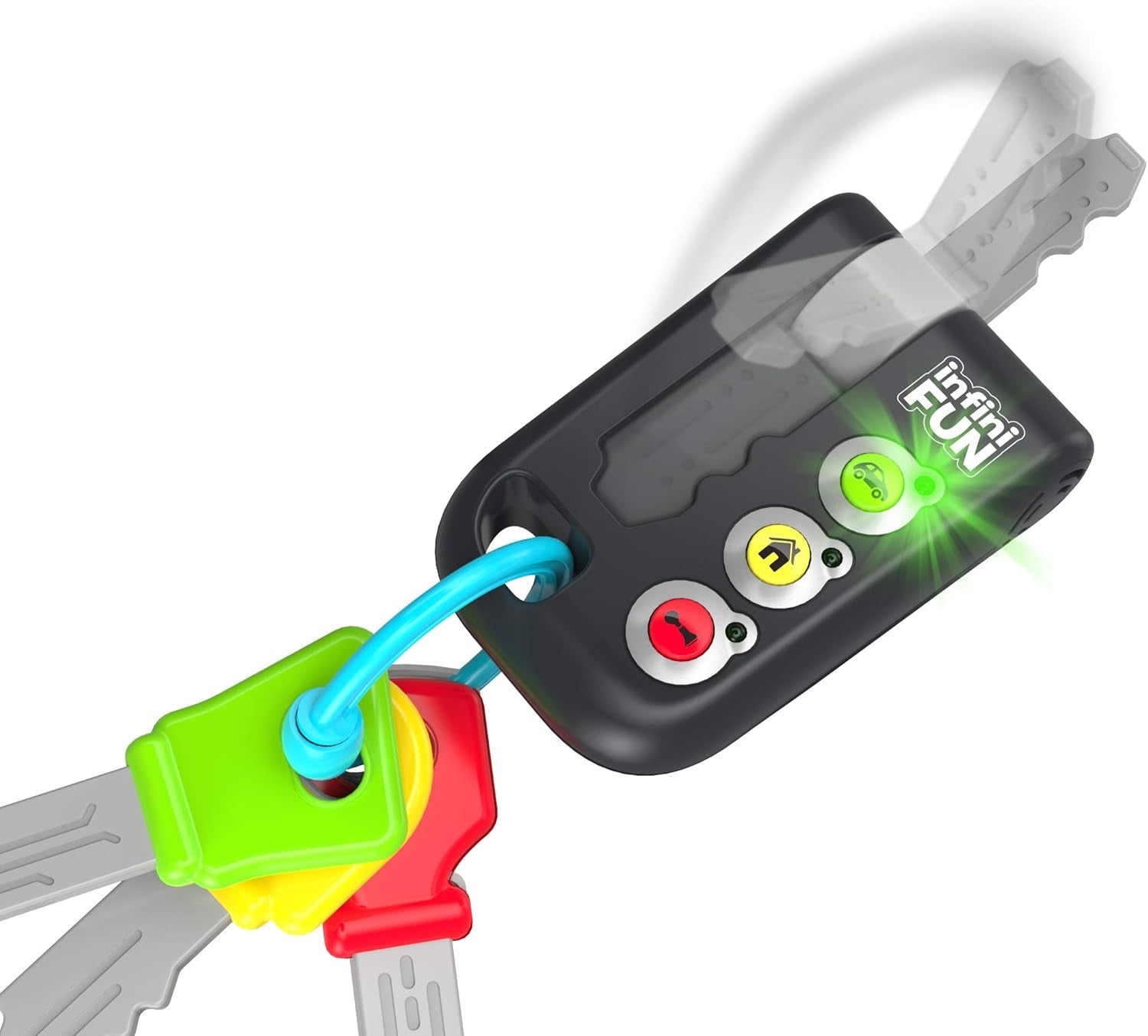 My Duo High-Tech Phone + Key - Een zeer realistische telefoon en sleutel. - Speelgoed voor meerdere leerprojecten vanaf 12 maanden Bebe Naty Shop Toys