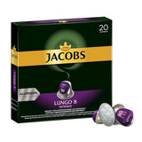 Kaffeekapseln Lungo Intenso, Intensität 8 van 12, 200 Nespresso®* compatibel Kapseln, 10 x 20 Getränke & Kapseln Espresso Intenso, Intensität 10.100 Nespresso®* compatibel Kaffeekapseln, 10x10