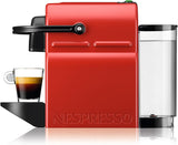 Krups Nespresso Inissia espressomachine - compacte espressomachine voor koffiecapsules, druk van 19 bar, snelle verwarming in 25 seconden, energiebesparende functie, watertank van 0,7 l, rood, model YY5506FD