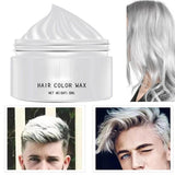 Natuurlijke witte haarverf, witte haarwaskleurstof, unisex witte natuurlijke haarverf, witte haarverf, cosplay Halloween feest haarwas, haarverf feest haarwas, 30ML Naty Shop haarverf