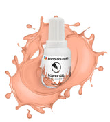 Gelvoedselkleuring, beige, champagnekleur, 20 g. Voedselkleuring voor een breed scala aan toepassingen voor het decoreren van taarten, taarten, room, biscuitgebak, royal icing, macarons.
