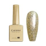 CANNI gel nagellak, semi-permanent, donkerpaars, nagellak, UV-gel, losweken, manicure