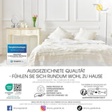 Aqua-Textil 4-seizoenen dekbed 135X200Cm Dekens aan elkaar geknoopt Winter 800G Zomer 600G Klimaatbeheersing Oeko-Tex Dekbedden en dekbedden Naty Shop