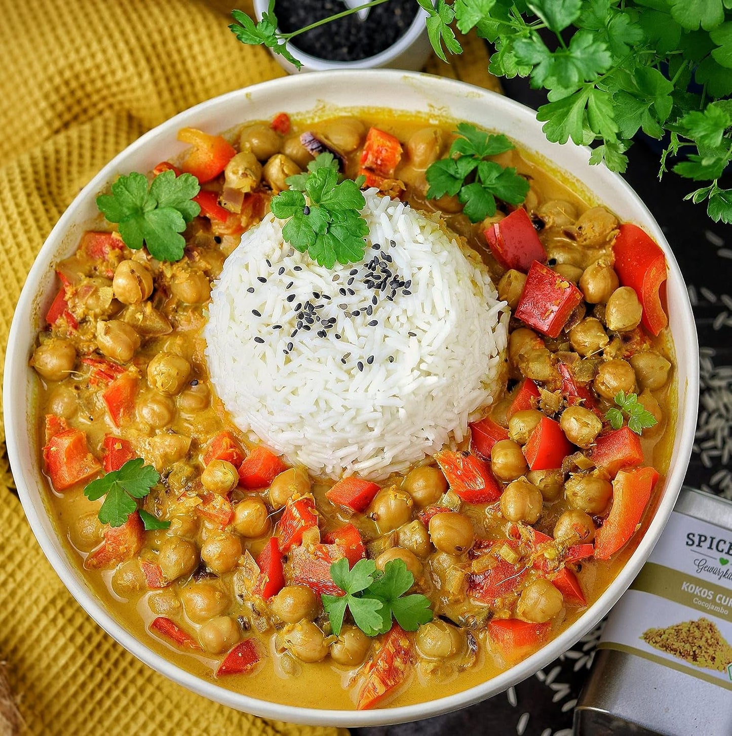 Spicebar Kokos-Curry, voor Kip en Groenten, Bio (1 x 70g)