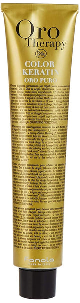 Fanola Oro Therapy Color Keratin 5.0 100ml Haarverf Naty Shop 11 Super Blond Platina