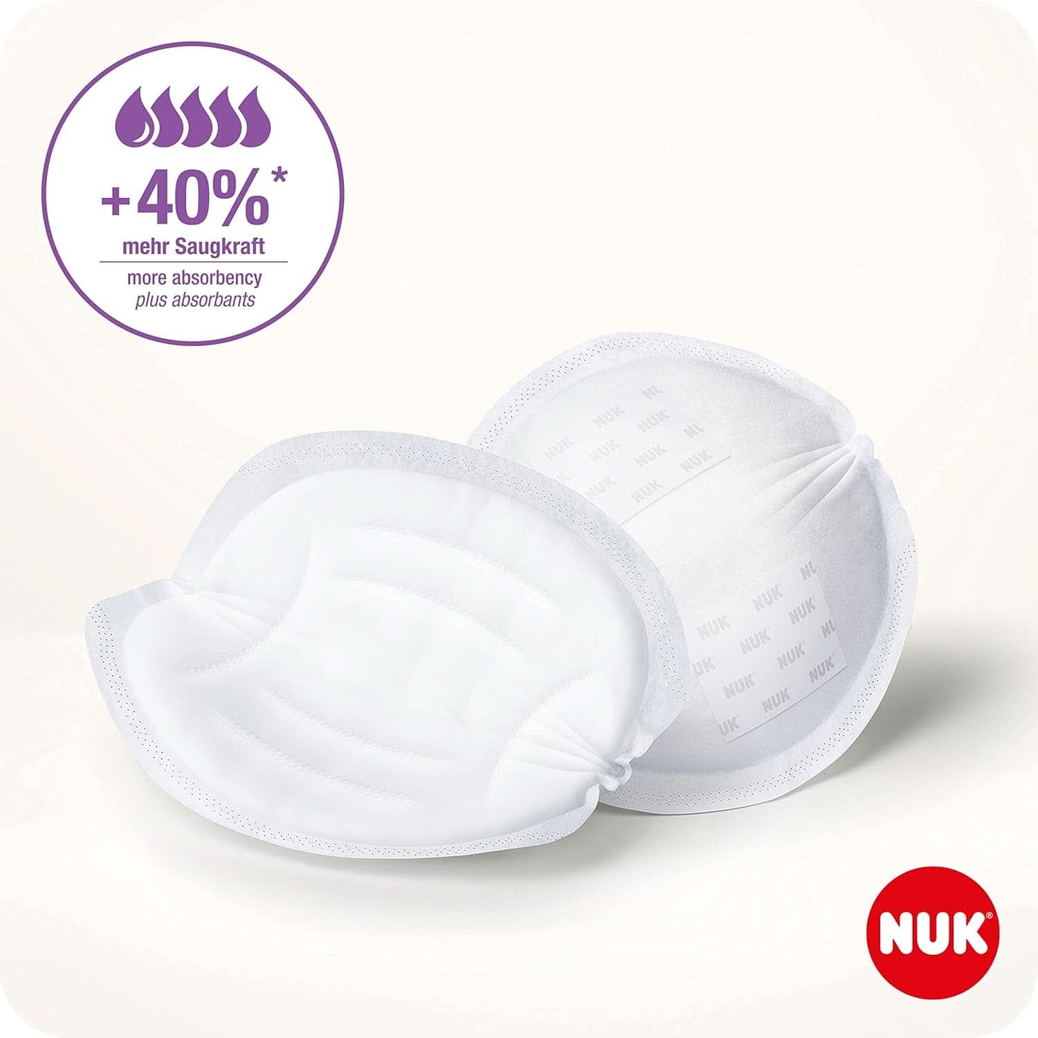 NUK High Performance Einweg-Stilleinlagen Met Sofort-Saugvlies | Einlagen Zum Stillen | Einzelververpakking | +40% meer zuigkracht | 60 Stück Accessoires voor babyvoeding en borstvoeding Naty Shop