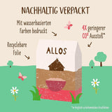 Ongezoete Allos-pap van vijgen en frambozen | Pap zonder suiker | Biologische Muesli | Muesli met fruit | Havermout | Pap als ontbijt | Ontbijtgranen | Veganistisch | Pak van 6 (6 x 500 g)