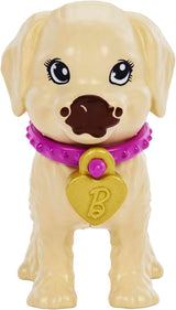 Adoptie Barbie Puppy - Pop en 2 puppy's, met adoptiecertificaten, kleurwisseleffect, kooi en accessoires, voor kinderen van 3 jaar en ouder, HKD 86