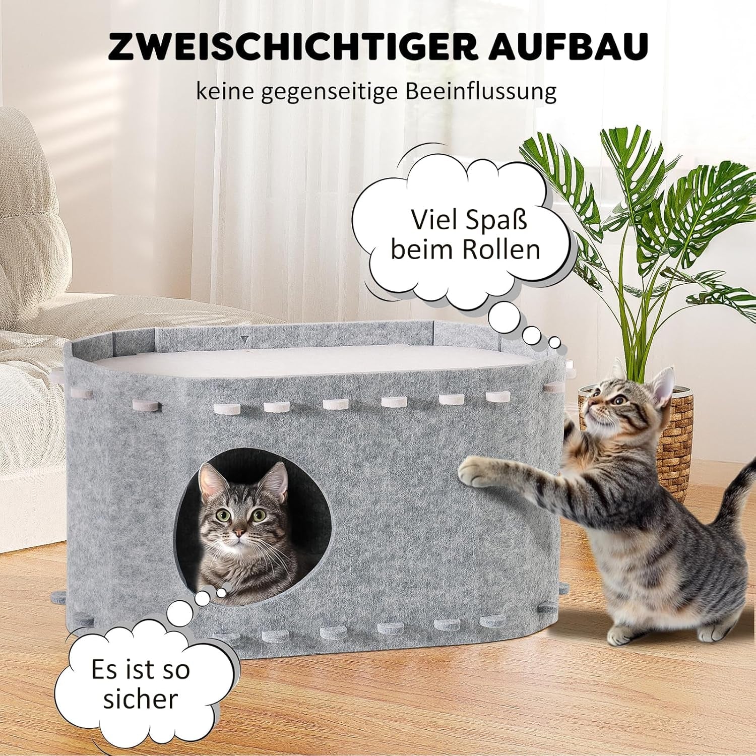 Dekens en meubels, Huisdieren, Grotten & Huizen, Katten, Kattenbedden, Katten - bedden, matrassen