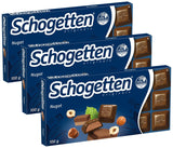 Schogenten Nougat chocoladereep 100g, individueel geportioneerd. Een genot. Stuk voor stuk.