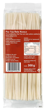 Bamboo Garden - Pad Thai Rijstnoedelsticks, Voor traditionele noedelgerechten zoals Pad-Thai, Veganistisch, 1 x 300 g (Verpakkingsontwerp kan variëren)