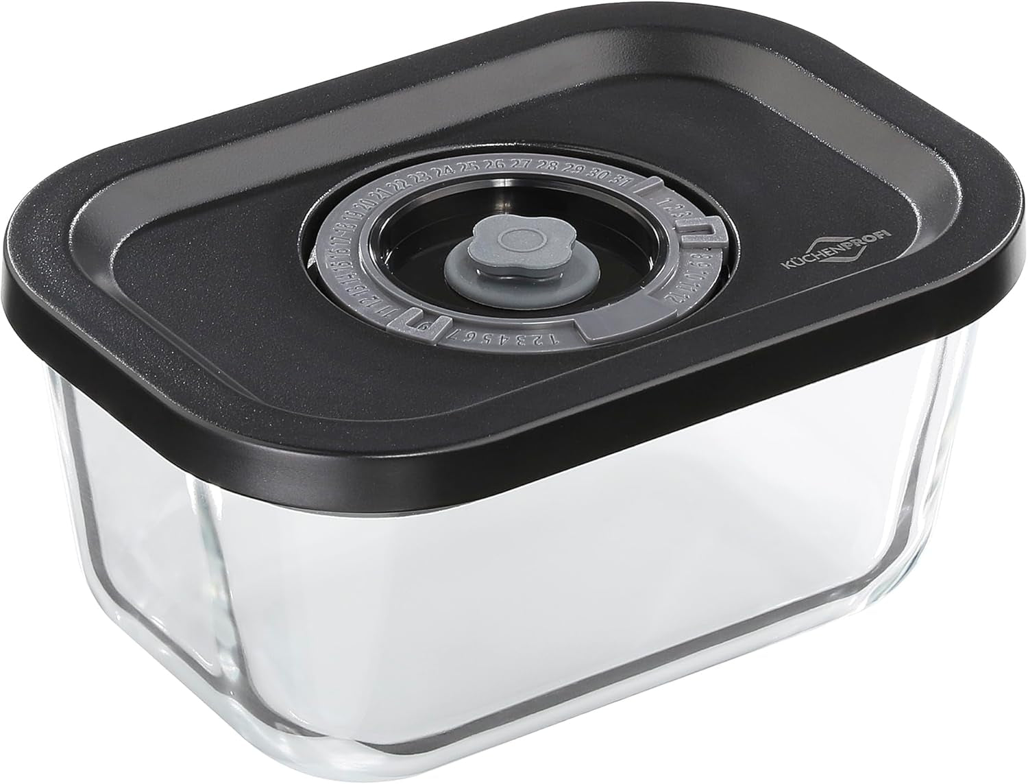 Vacuümset Küchenprofi EASYFRESH | Set van 7 stuks | 1x elektrische vacuümpomp, 1x vacuümpot S, M en L, 3x vacuümzakken 22x21 cm | borosilicaatglas, hoogwaardig kunststof | bereiding en opslag Voedselbewaardozen Naty Shop Vacuümdoos S